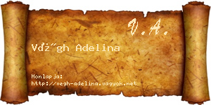 Végh Adelina névjegykártya